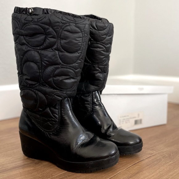 Patent Leather Winter Boots | Poshmark